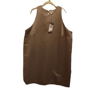 Future Collective NWT Sleeveless‎ Tunic Dress Plus Size 2X Polyester Minimalist